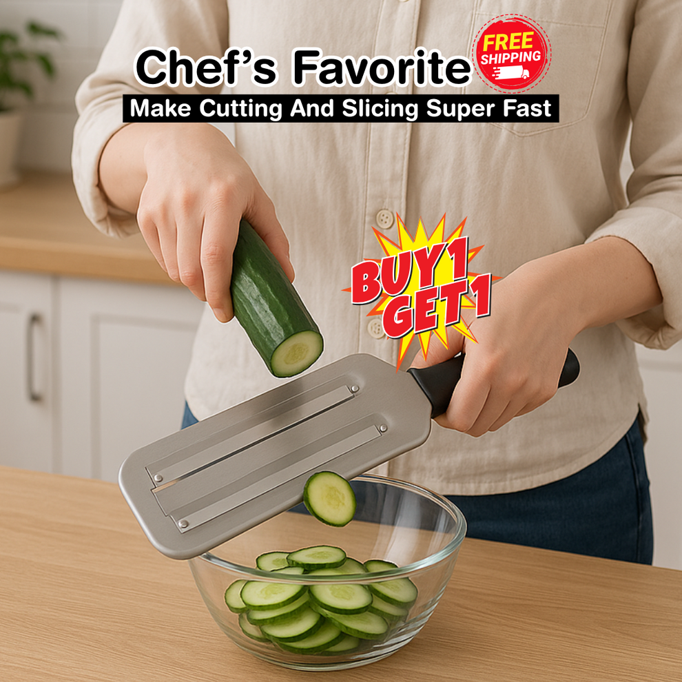 Stainless Steel Double Layer Slicer (Buy 1 Get 1 Free)