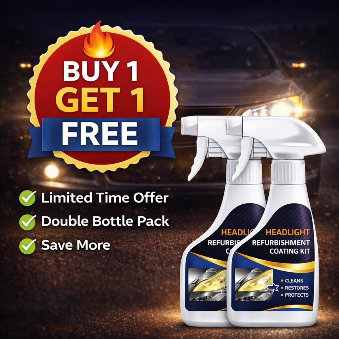 Headlight Refurbishment Coating Kit - Buy 1 Get 1 Free