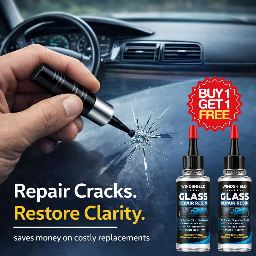 Car Glass Crack Repair Liquid Glue | Buy 1 Get 1 Free