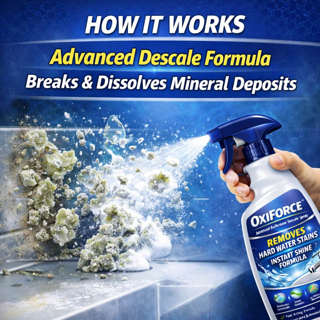 Oxiforce Bathroom Descale Spray | BUY 1 GET 1 FREE!