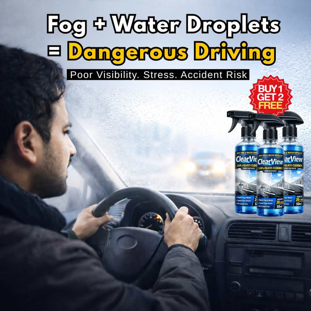 Car Windshield & Home Glass Cleaner | Buy 1 Get 1 free