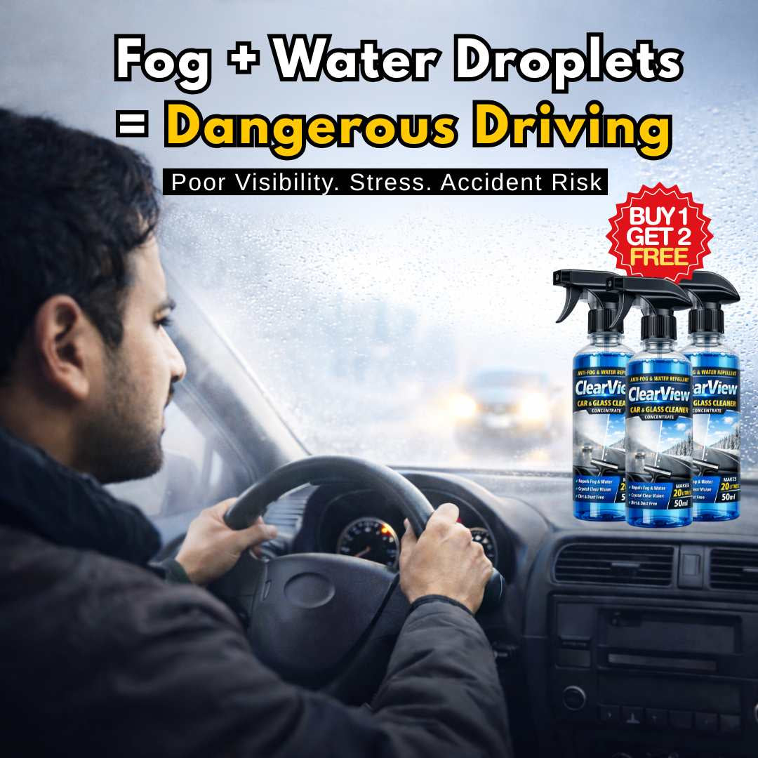 Car Windshield & Home Glass Cleaner | Buy 1 Get 1 free