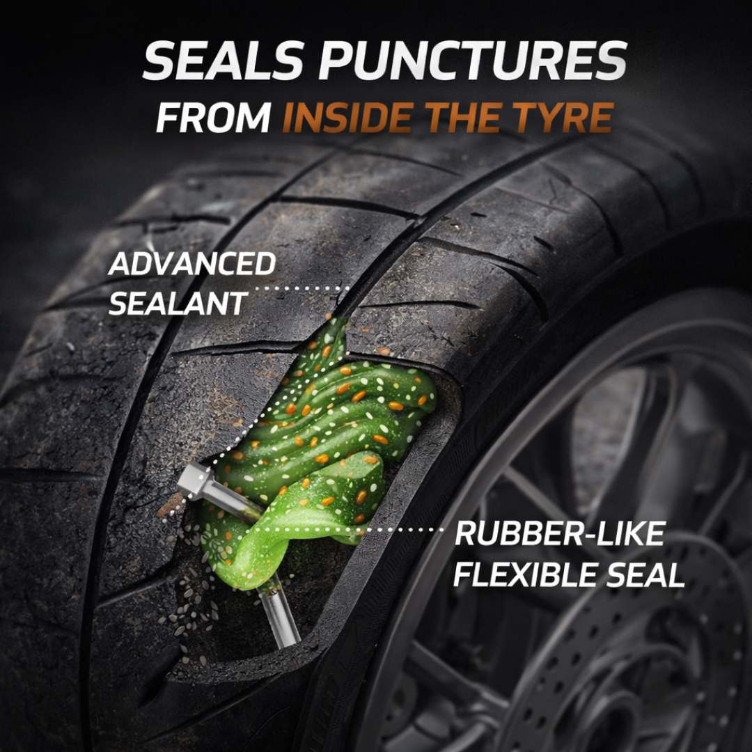 Car Tires Sealant liquid - DIY Emergency Puncture Repair Solution