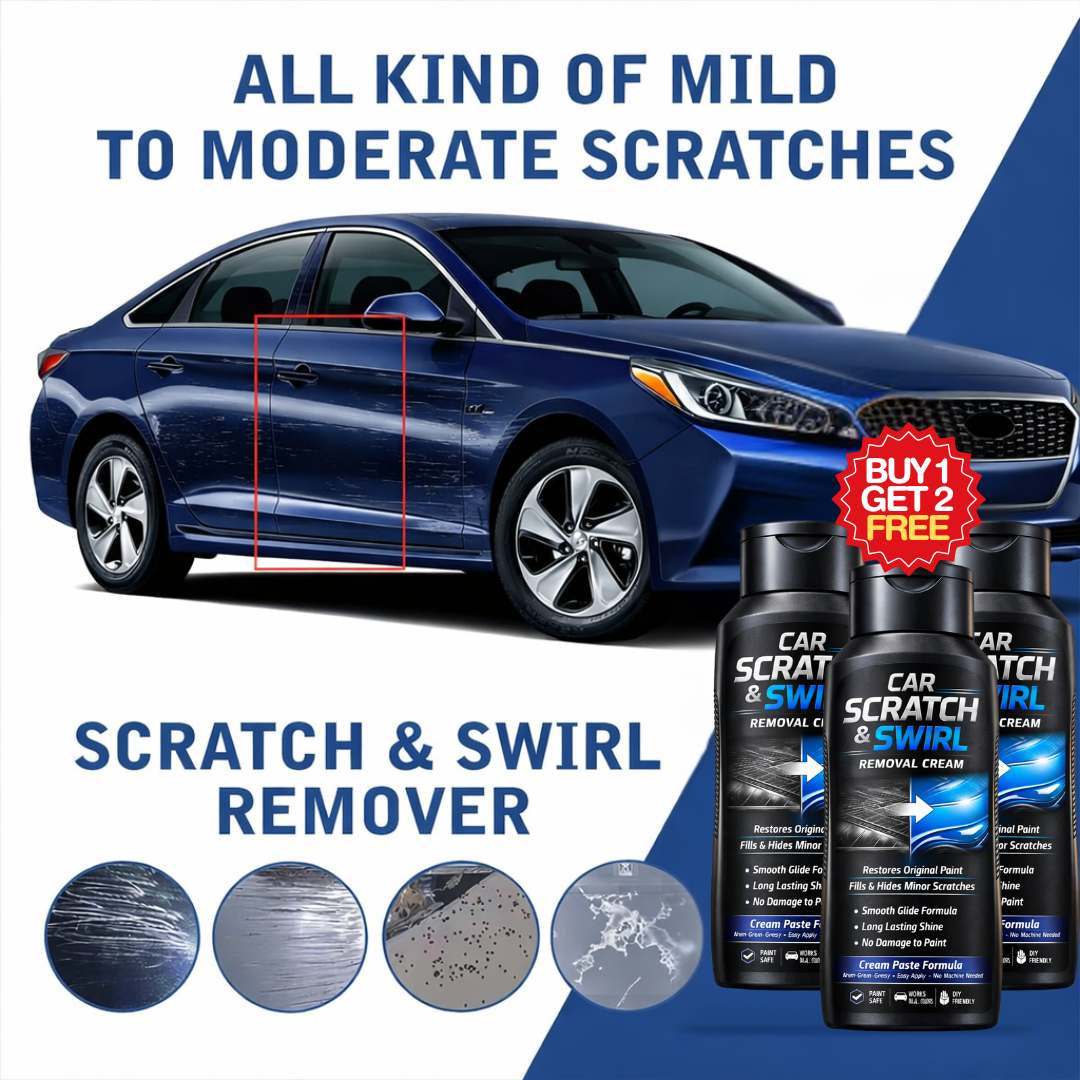 Car Scratch & Swirll Removal Cream - Safe For All Cars (Buy 1 Get 2 Free)