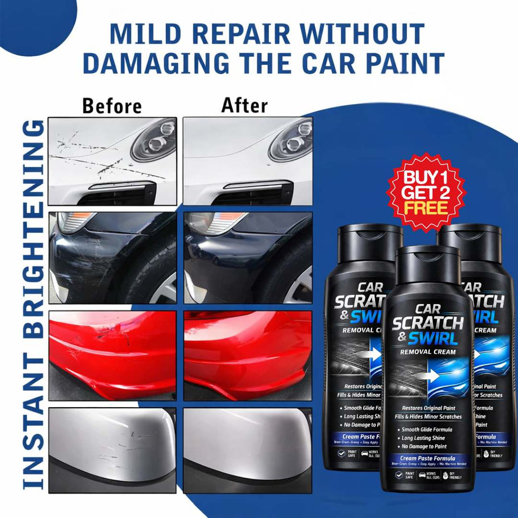 Car Scratch & Swirll Removal Cream - Safe For All Cars (Buy 1 Get 2 Free)