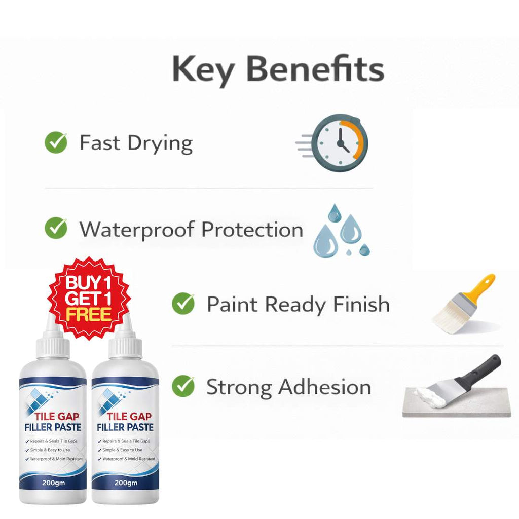 Tiles Gap Filler Paste - Buy 1 Get 1 Free