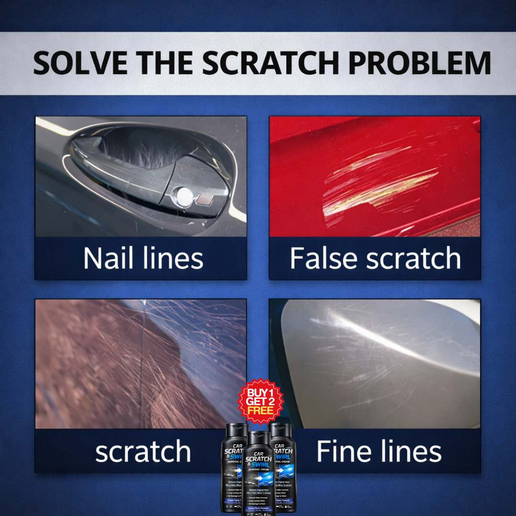 Car Scratch & Swirll Removal Cream - Safe For All Cars (Buy 1 Get 2 Free)