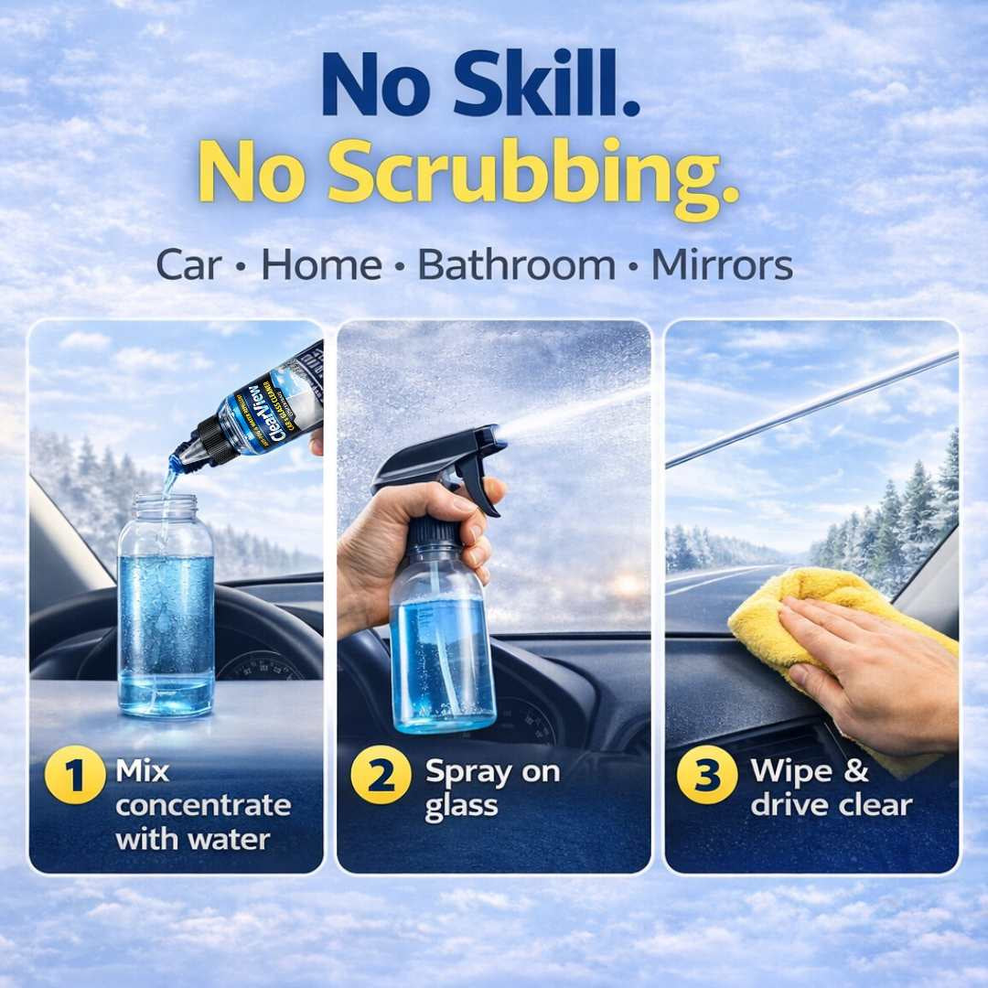 Car Windshield & Home Glass Cleaner | Buy 1 Get 1 free
