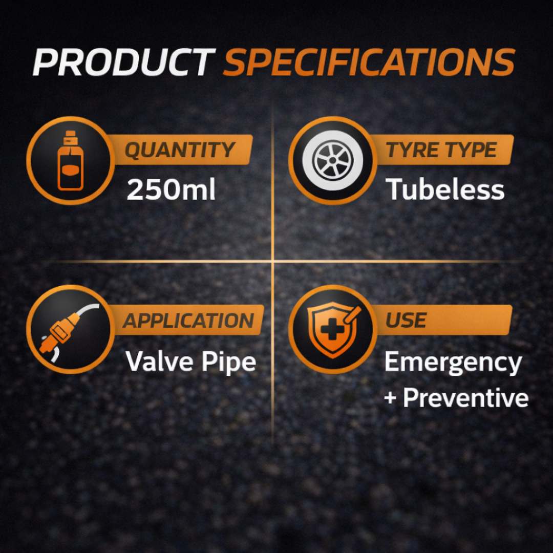 Car Tires Sealant liquid - DIY Emergency Puncture Repair Solution