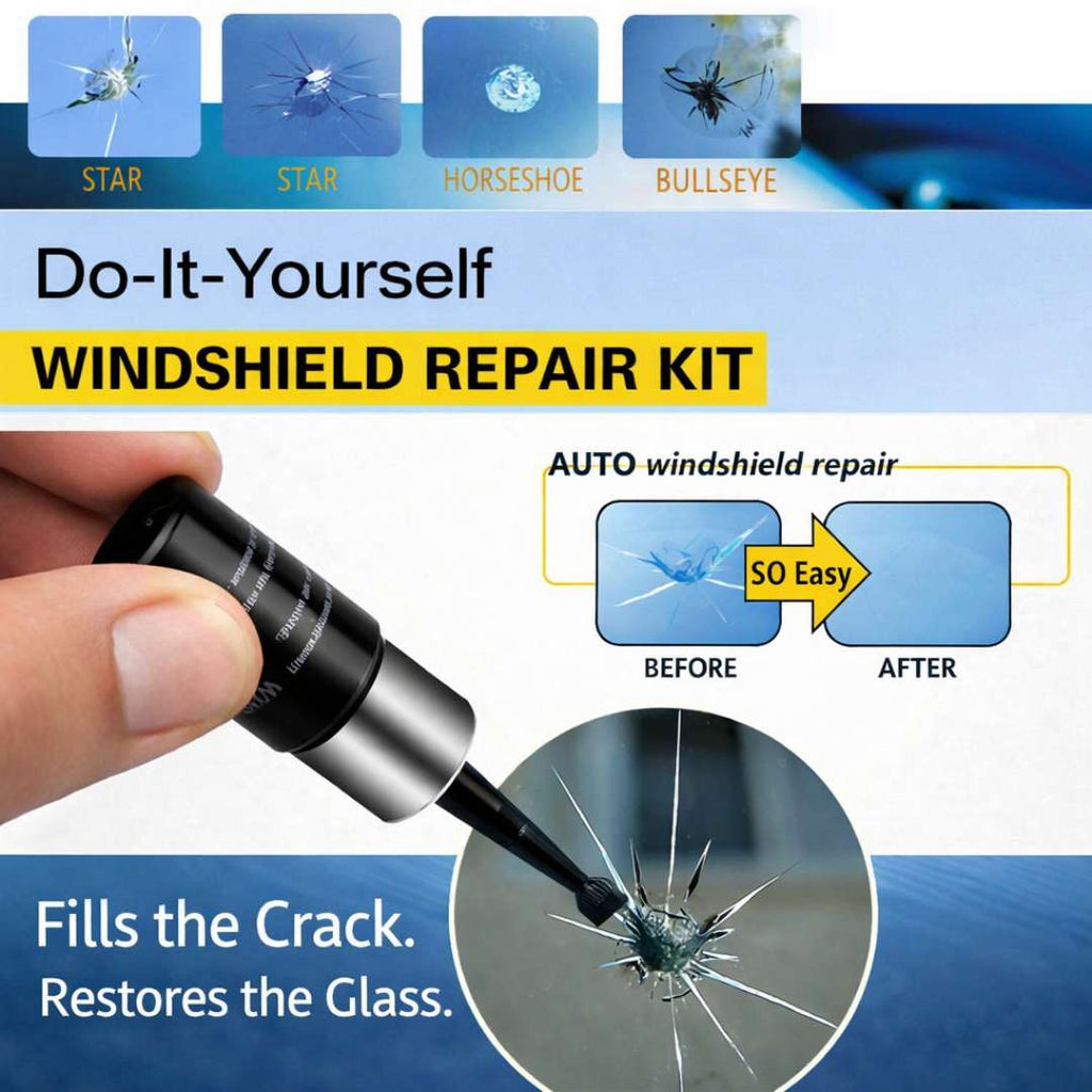 Car Glass Crack Repair Liquid Glue | Buy 1 Get 1 Free