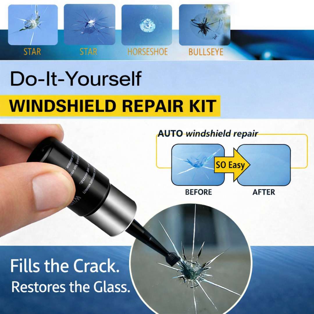 Car Glass Crack Repair Liquid Glue | Buy 1 Get 1 Free