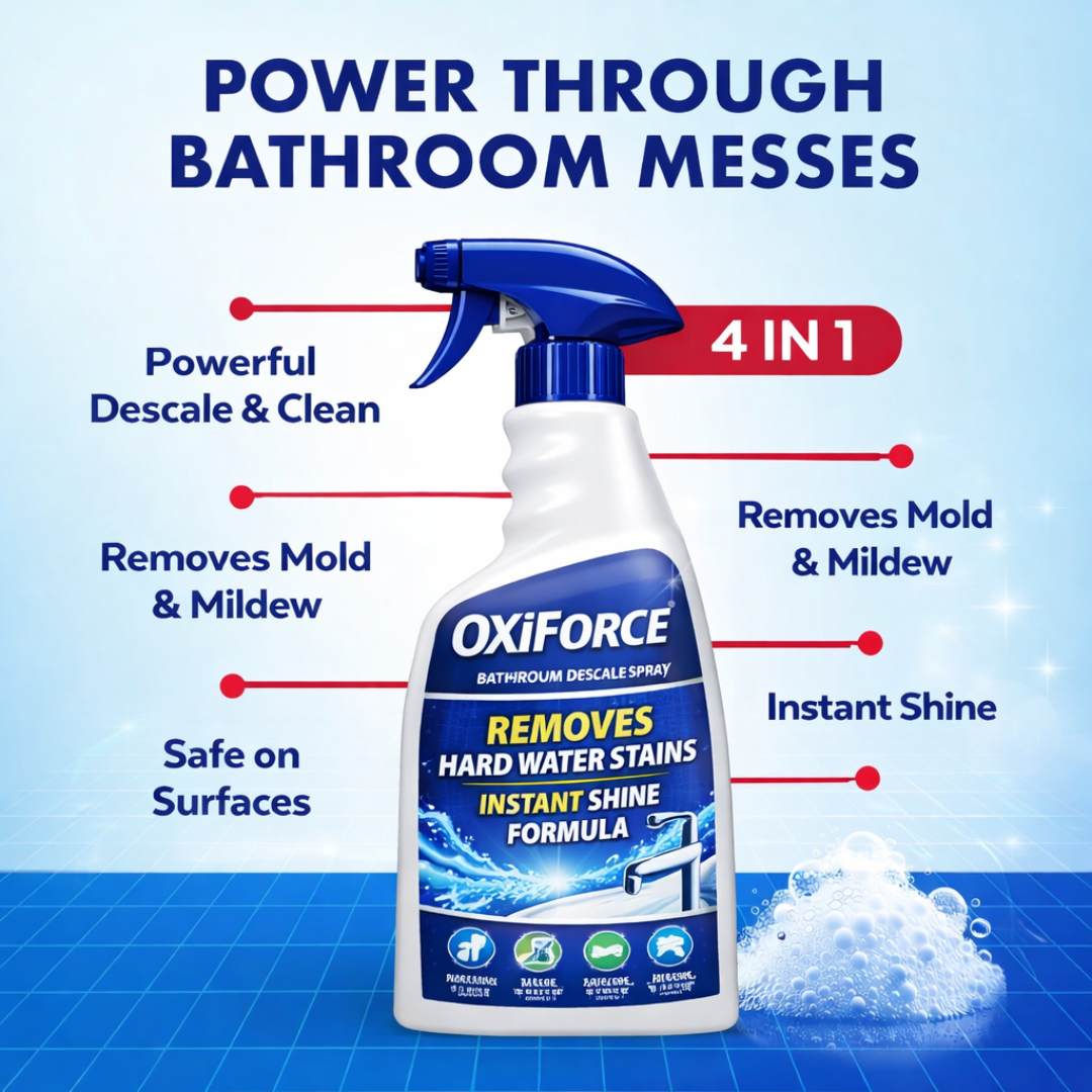 Oxiforce Bathroom Descale Spray | BUY 1 GET 1 FREE!